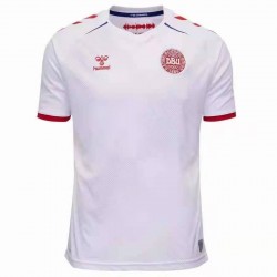 Camisola Dinamarca Equipamento Segundo Euro 2020 Manga Curta